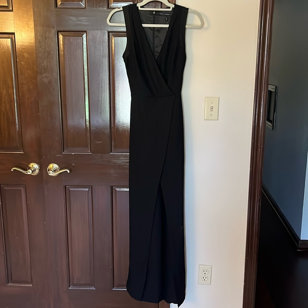Black sleeveless jumpsuit, professional